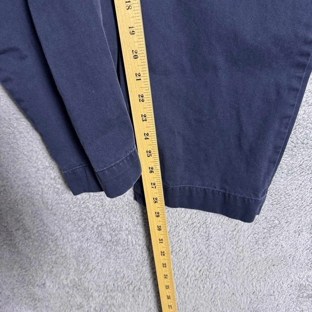 Polo Ralph Lauren Pants Men's 34x30 Ethan Trouser Golf Twill Blue Pleated Chino